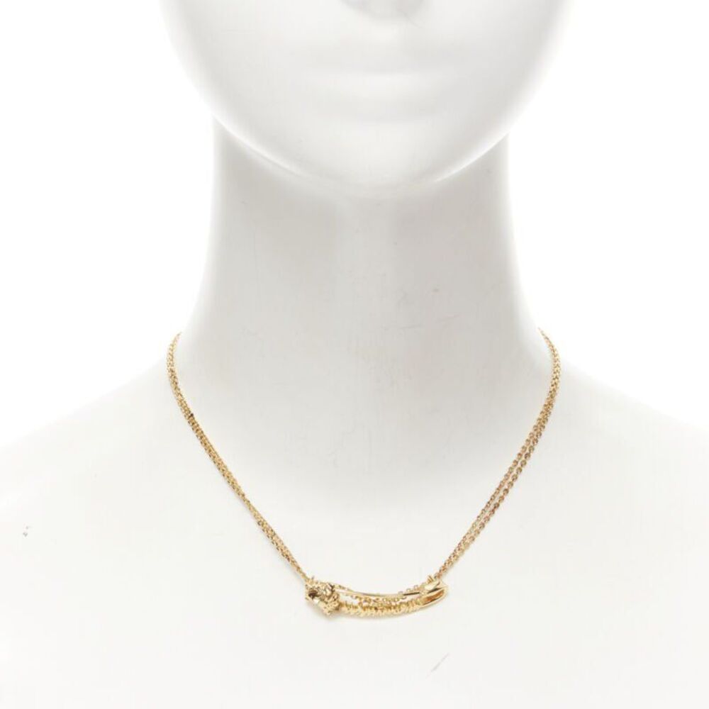 Versace Medusa Safety Pin Choker